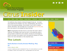 Tablet Screenshot of citrusinsider.org